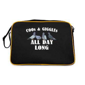 Colombophiles - Sac Retro - noir/or - Dos