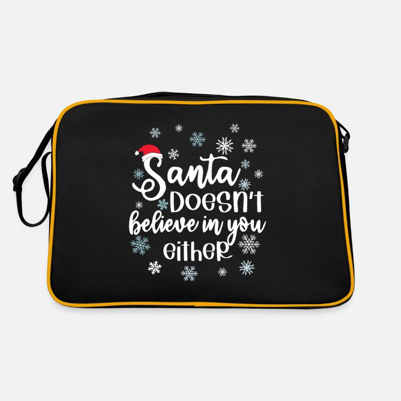 Le Père Noël ne croit pas en vous non plus Sac Retro