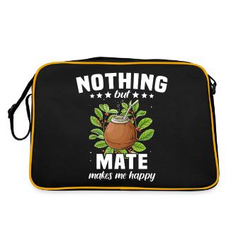 Yerba mate Gift Teacup - Retro Bag - black/gold - Back