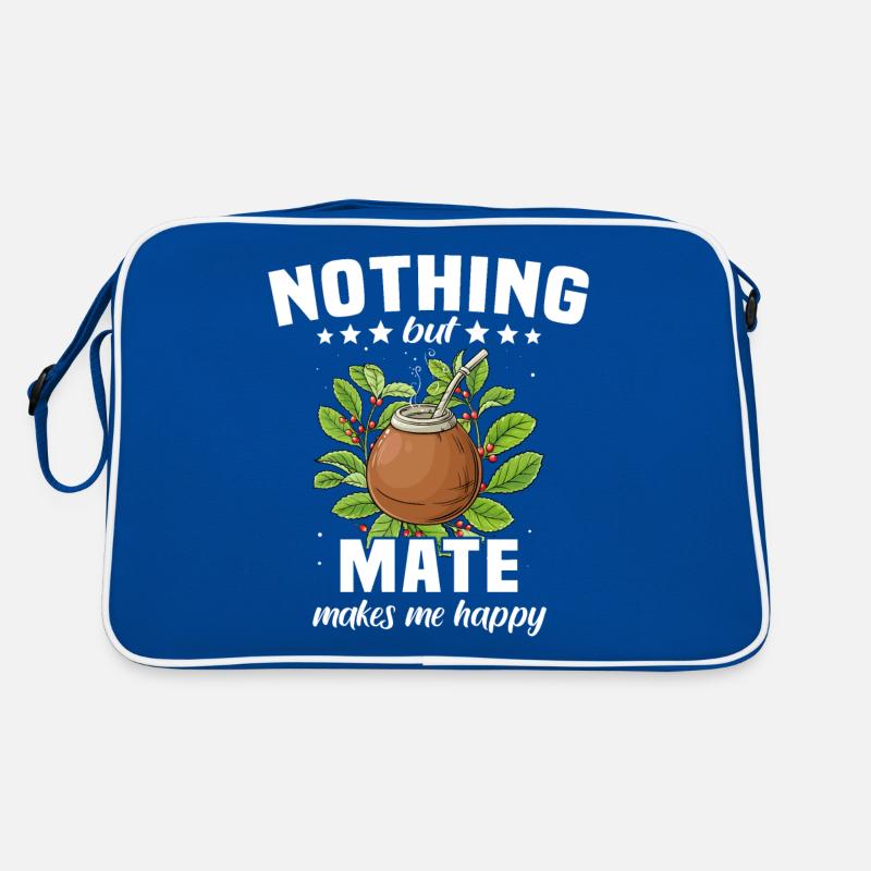Mate Tee Geschenk Teetasse Retro Tasche