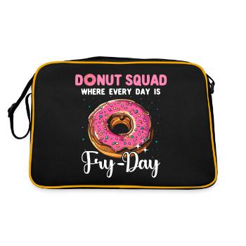 Donut Dear Donut Lovers - Retro Bag - black/gold - Back