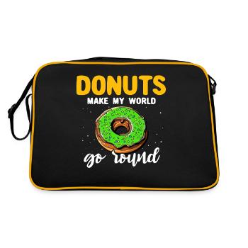 Donut Dear Donut Lovers - Retro Bag - black/gold - Back