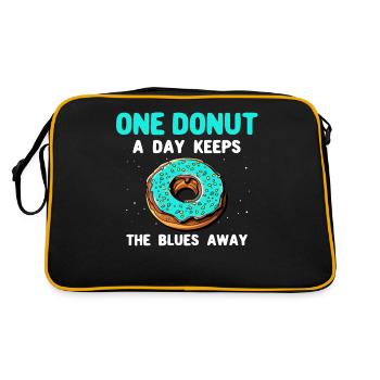 Donut Dear Donut Lovers - Retro Bag - black/gold - Back