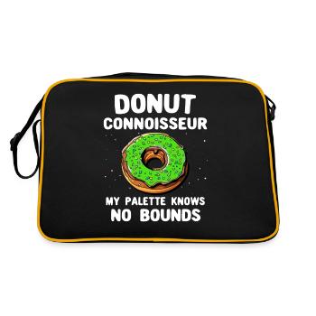 Donut Donut Lover - Retro Bag - black/gold - Back