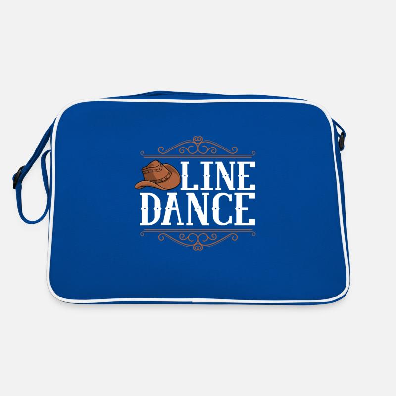 Linedance Country Line Dancer Linedancing Geschenk Retro Tasche