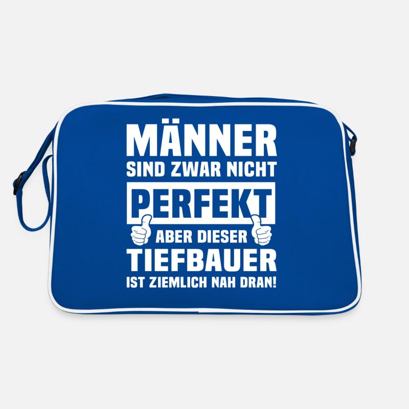 Tiefbauer Retro Tasche