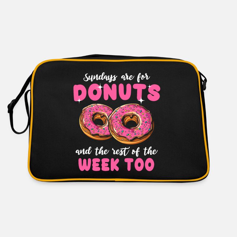 Donuts Doughnuts Retro Tasche