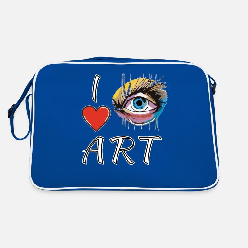 J’AIME L’ŒIL D’ART Sac Retro