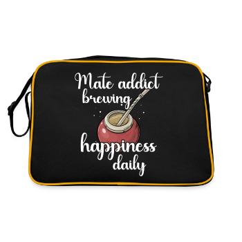 Yerba mate - Retro Bag - black/gold - Back