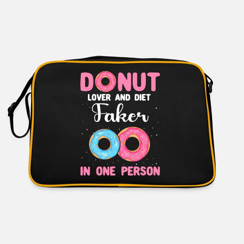 Donut Lover Doughnuts Retro Bag