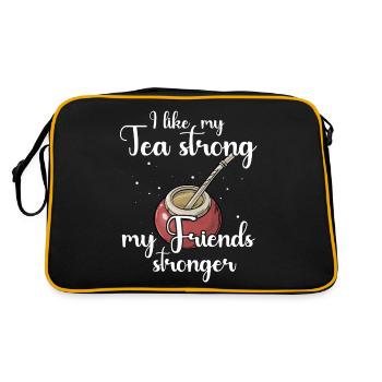 Yerba mate tea yerba tea drinker - Retro Bag - black/gold - Back
