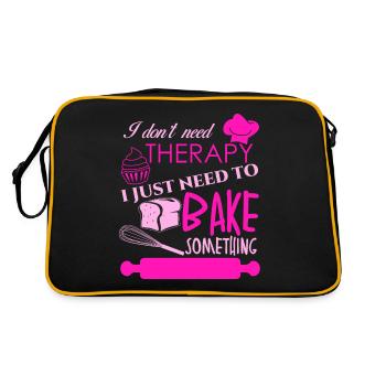 Confectioner, bakery, confectionery, baking - Retro Bag - black/gold - Back