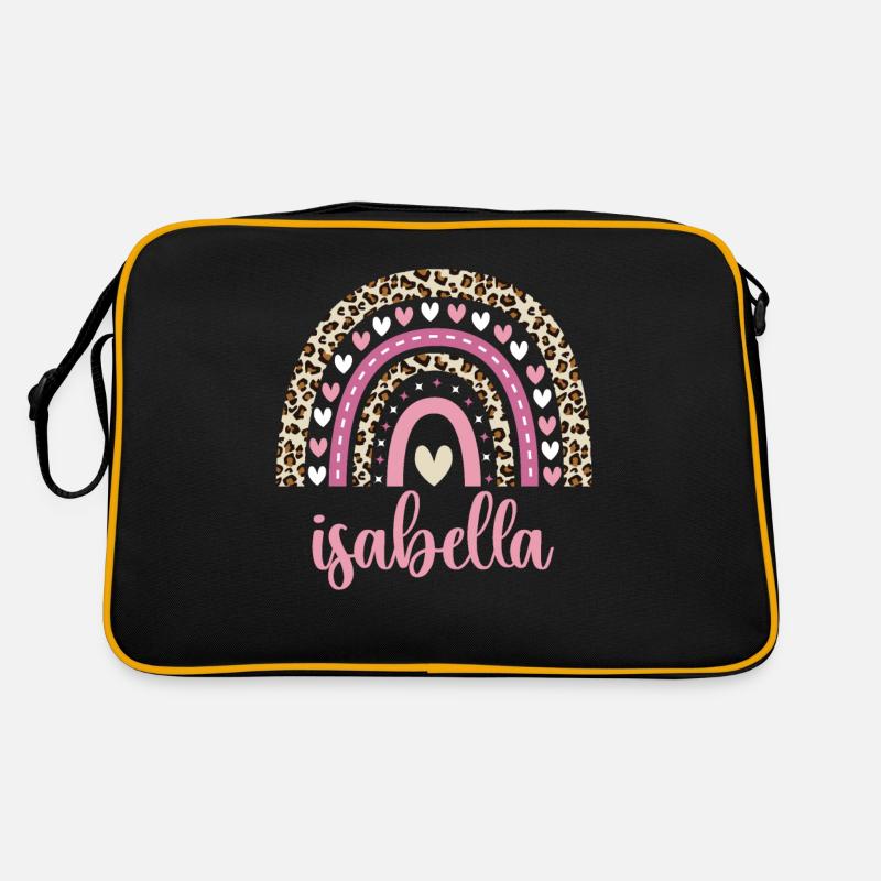 Isabella Regenbogen Name Geburtstag Isabella Retro Tasche