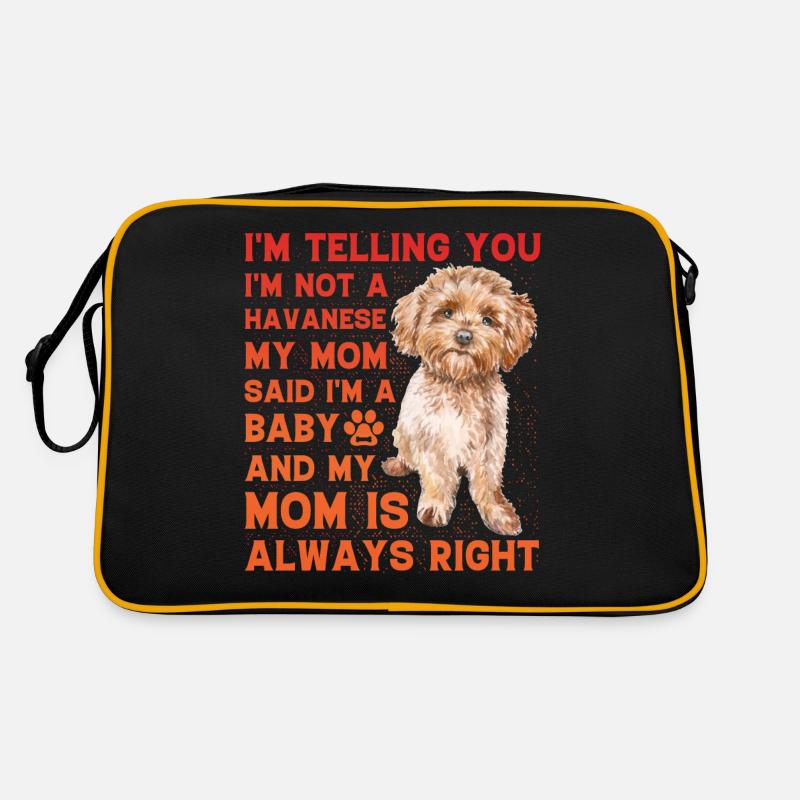 Havanese Funny Saying Retro Bag