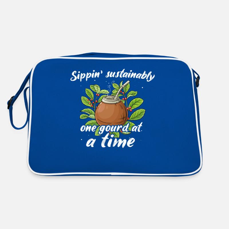 Yerba Mate Tee Retro Tasche