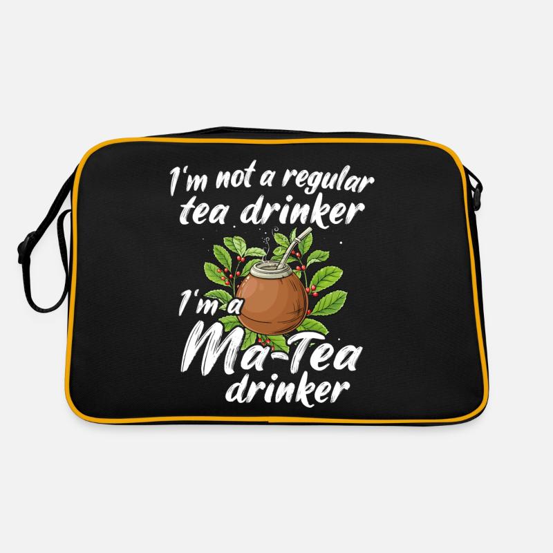 Yerba Mate Tee Retro Tasche
