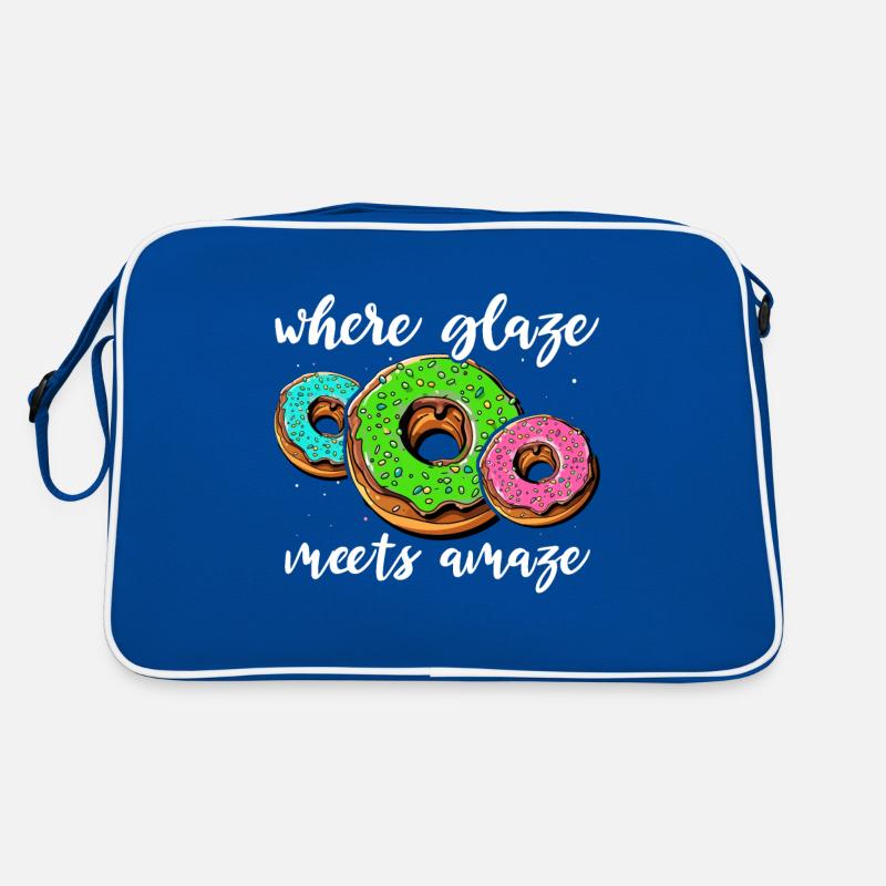 I Love Donuts Retro Tasche