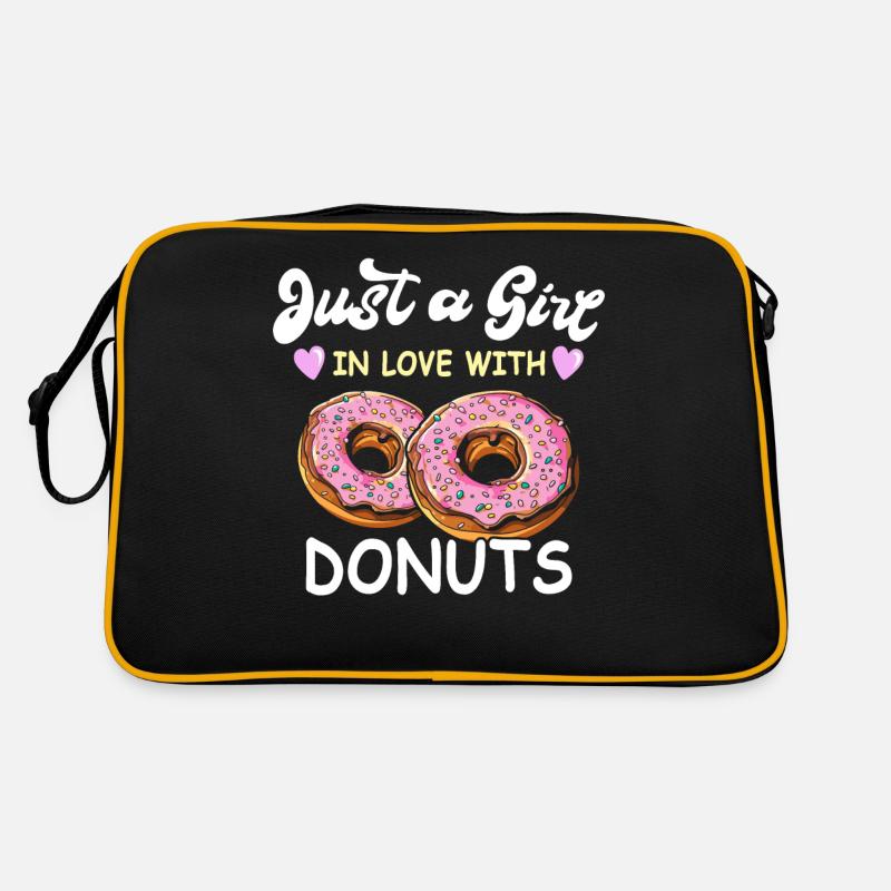 Donut Girl Doughnuts Sac Retro
