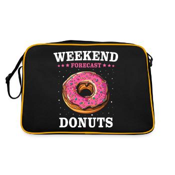 Beignets du week-end des beignets - Sac Retro - noir/or - Dos