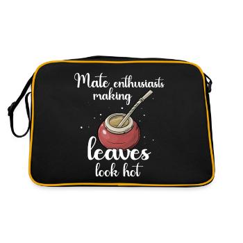 Yerba mate tea - Retro Bag - black/gold - Back