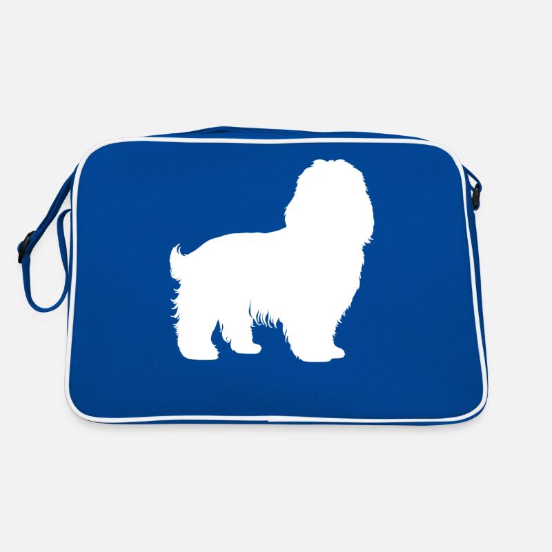 Havanese dog Retro Bag