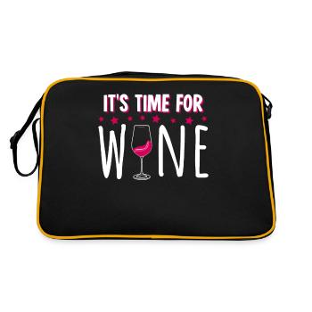 Buveur de vin Vino - Sac Retro - noir/or - Dos