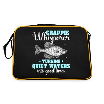 Sunfish Fishing Crappie Fishing - Retro Bag - black/gold - Back