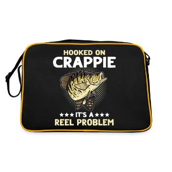 Crappie Fishing - Retro Bag - black/gold - Back