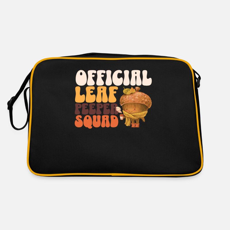 Leaf Peeper Squad Automne Feuillage Feuille Peeping Automne Sac Retro