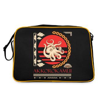 Streetwear art pour les fans d’anime, manga et otakus - Sac Retro - noir/or - Dos