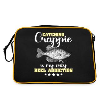 Sunfish Fishing Crappie Fishing - Retro Bag - black/gold - Back