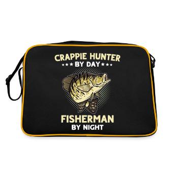 Sunfish Fishing Crappie Fishing - Retro Bag - black/gold - Back