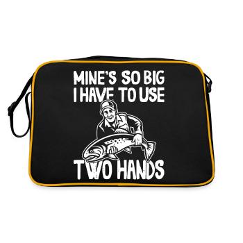 Des mines si grosses que je dois utiliser une perche à deux mains - Sac Retro - noir/or - Dos