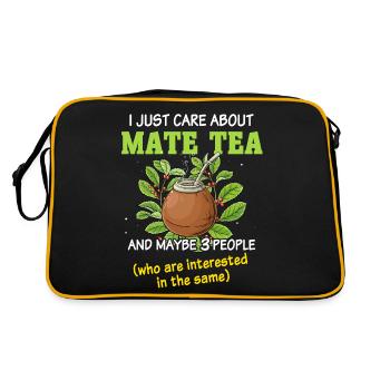 Yerba mate - Retro Bag - black/gold - Back
