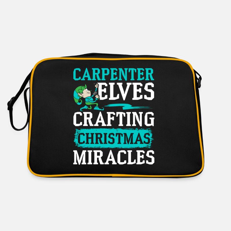 Christmas cheers and clean teeth dentistry Retro Bag