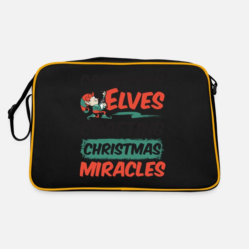 Christmas Cheers and Clean Teeth Dentistry Retro Bag