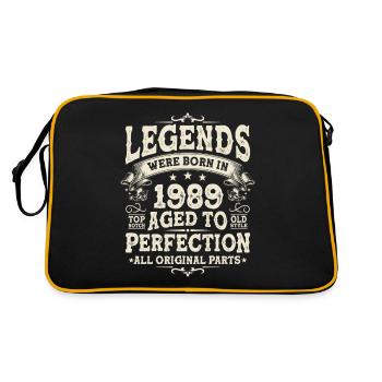 Surprise d’anniversaire légendaire de 1989 - Sac Retro - noir/or - Dos
