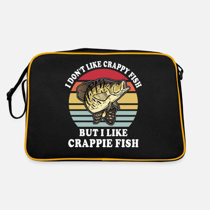 J’aime la pêche à la merde Sac Retro