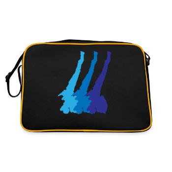Sentiment pur du lac de Garde – sans mots - Sac Retro - noir/or - Dos