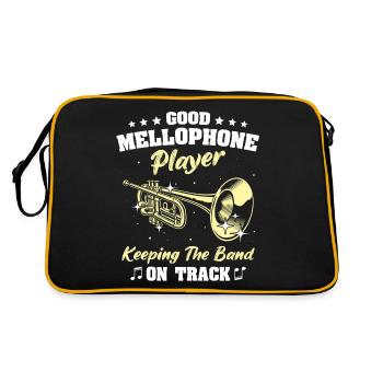 Joueur de mellophone Mellophone - Sac Retro - noir/or - Dos