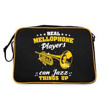 Mellophone Musicien Mellophoniste - Sac Retro - noir/or - Dos