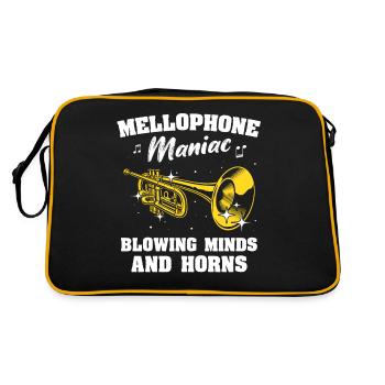 Mellophone Musicien Mellophoniste - Sac Retro - noir/or - Dos