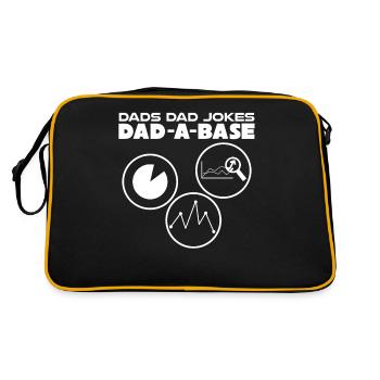 Blague Père Blague Père Blagues - Sac Retro - noir/or - Dos