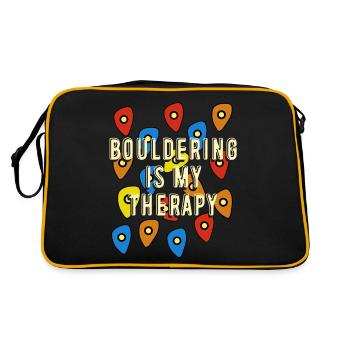 Bloc Bloc Thérapie Escalade - Sac Retro - noir/or - Dos