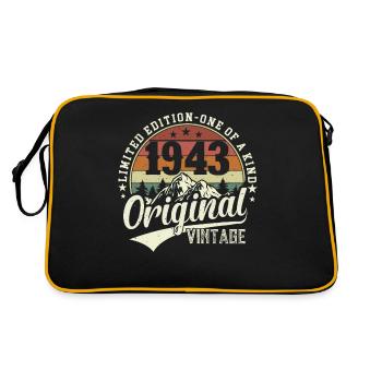Millésime légendaire 1943 - Sac Retro - noir/or - Dos