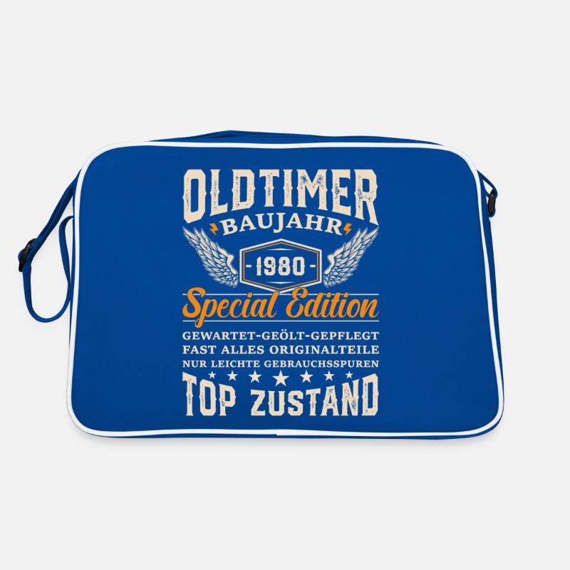 Nostalgisches Geschenk 1980 Retro Tasche