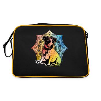 Jack Russell Retro - Retro Bag - black/gold - Back