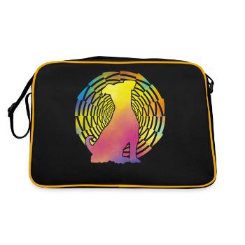 Jack Russell - Sac Retro - noir/or - Dos