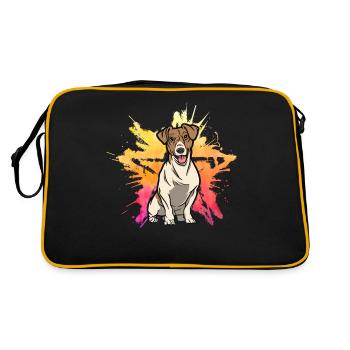 Jack Russell - Sac Retro - noir/or - Dos