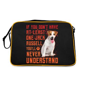 Jack Russell - Sac Retro - noir/or - Dos